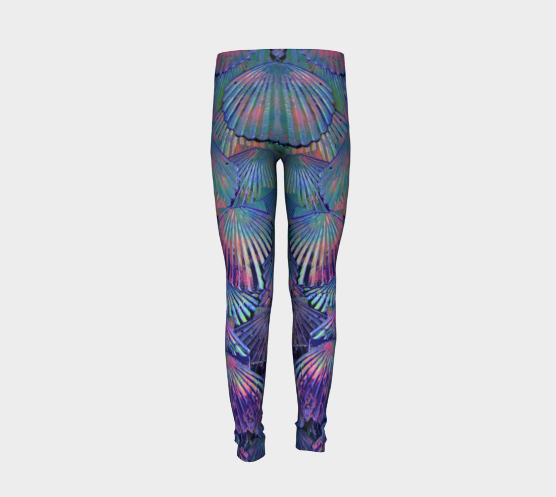 Opal Large-Scale Youth Mermaid Leggings preview #6