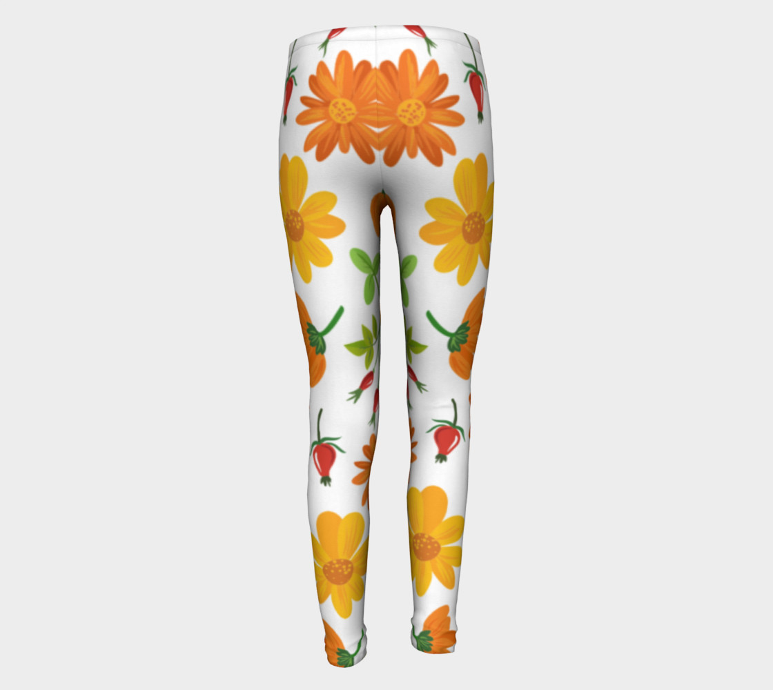Sweet Orange and Yellow Summer Flowers preview #5