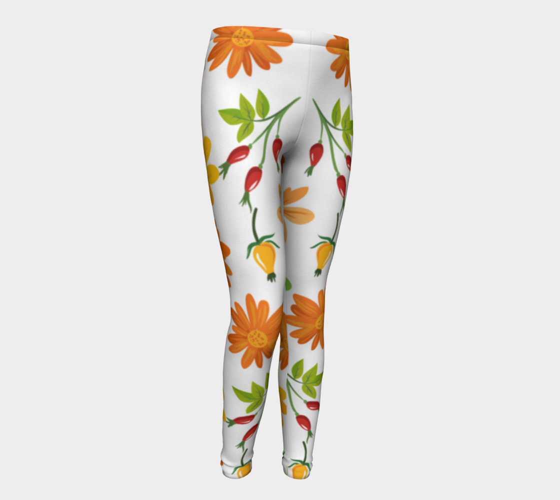 Sweet Orange and Yellow Summer Flowers preview #1