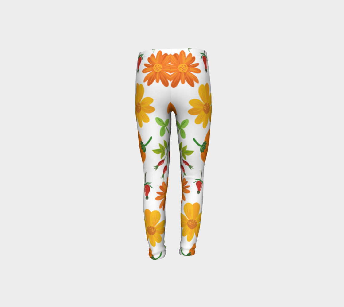 Sweet Orange and Yellow Summer Flowers preview #8