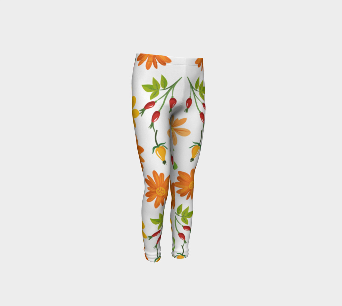 Sweet Orange and Yellow Summer Flowers preview #4