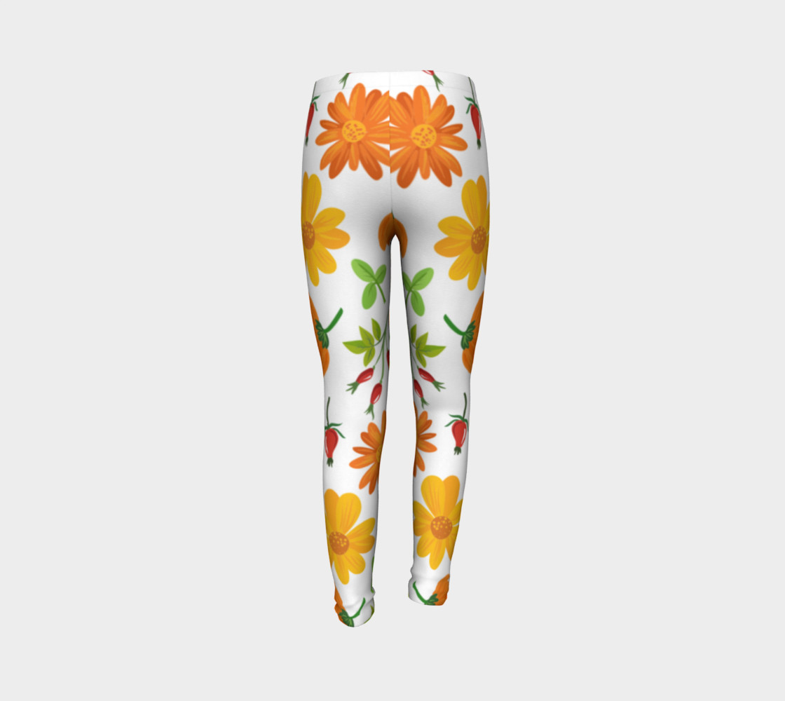 Sweet Orange and Yellow Summer Flowers preview #7