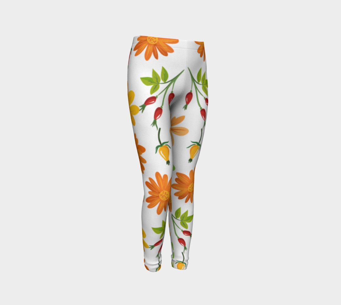 Sweet Orange and Yellow Summer Flowers preview #3