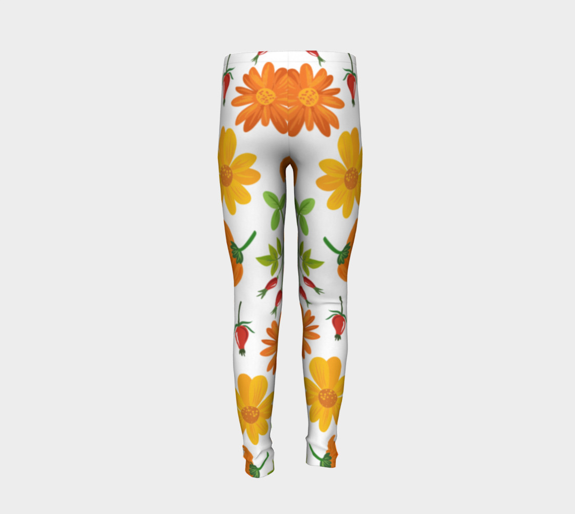 Sweet Orange and Yellow Summer Flowers preview #6