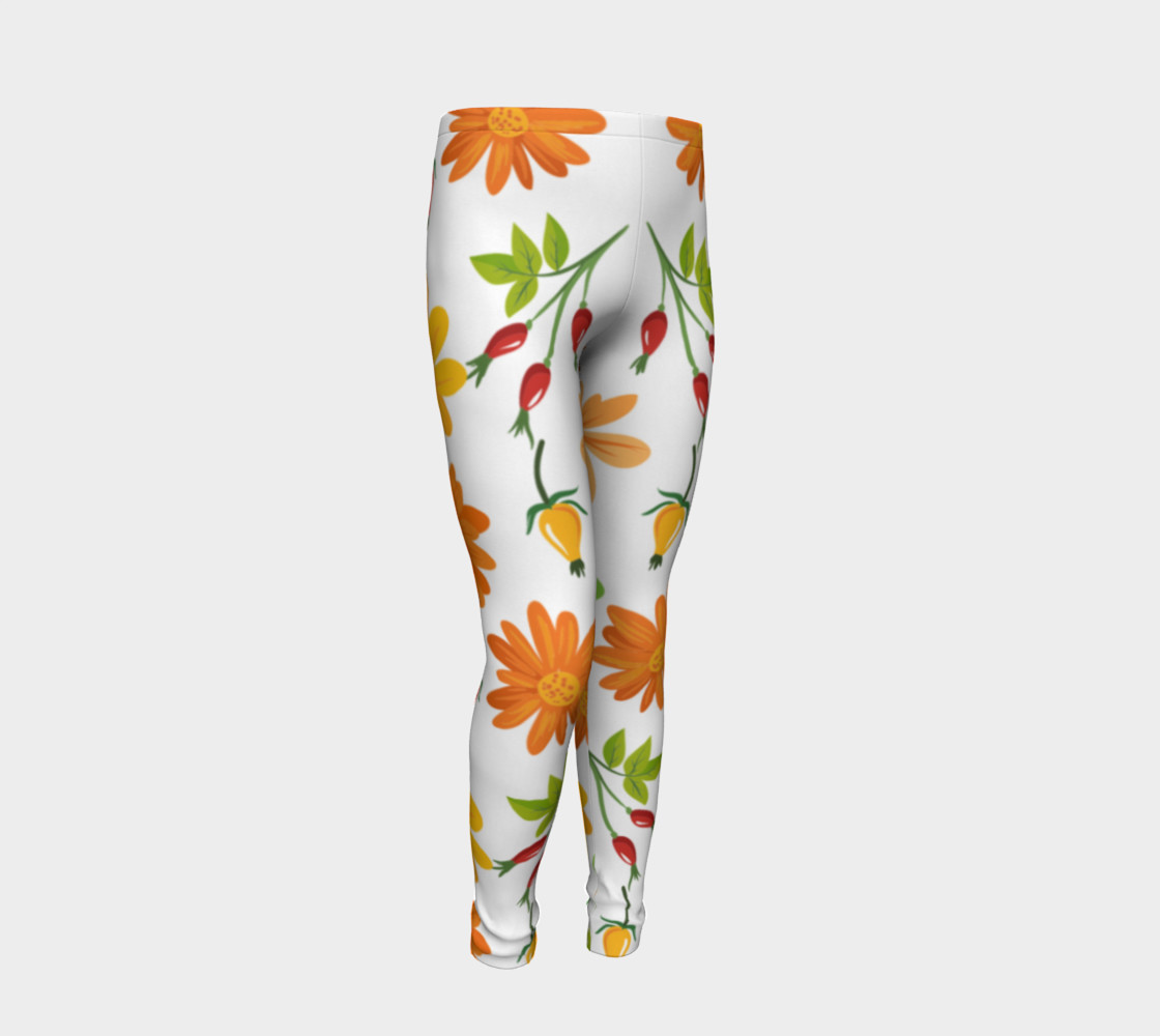 Sweet Orange and Yellow Summer Flowers preview #2
