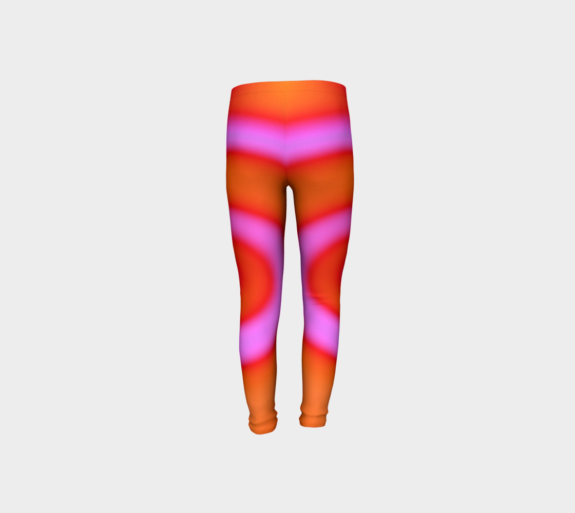 Bright Colorful Orange Pink Swirl Abstract preview #8