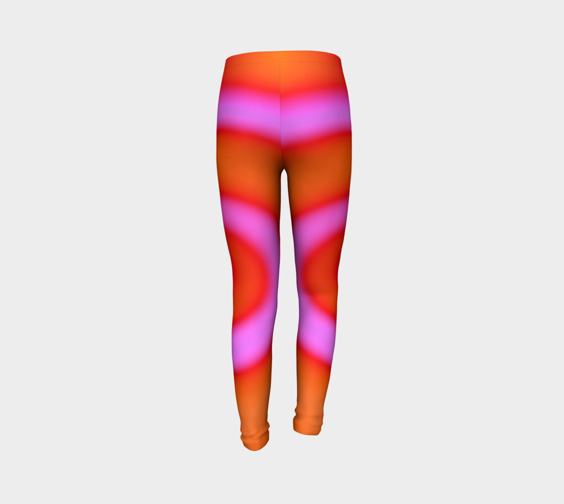 Bright Colorful Orange Pink Swirl Abstract preview #7