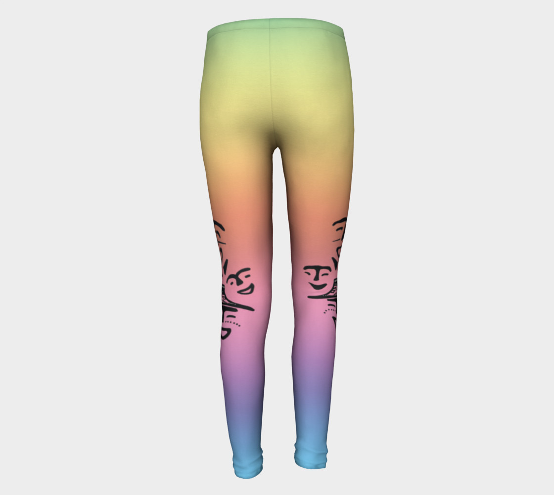 rainbow dancer petroglyph youth leggings preview #5