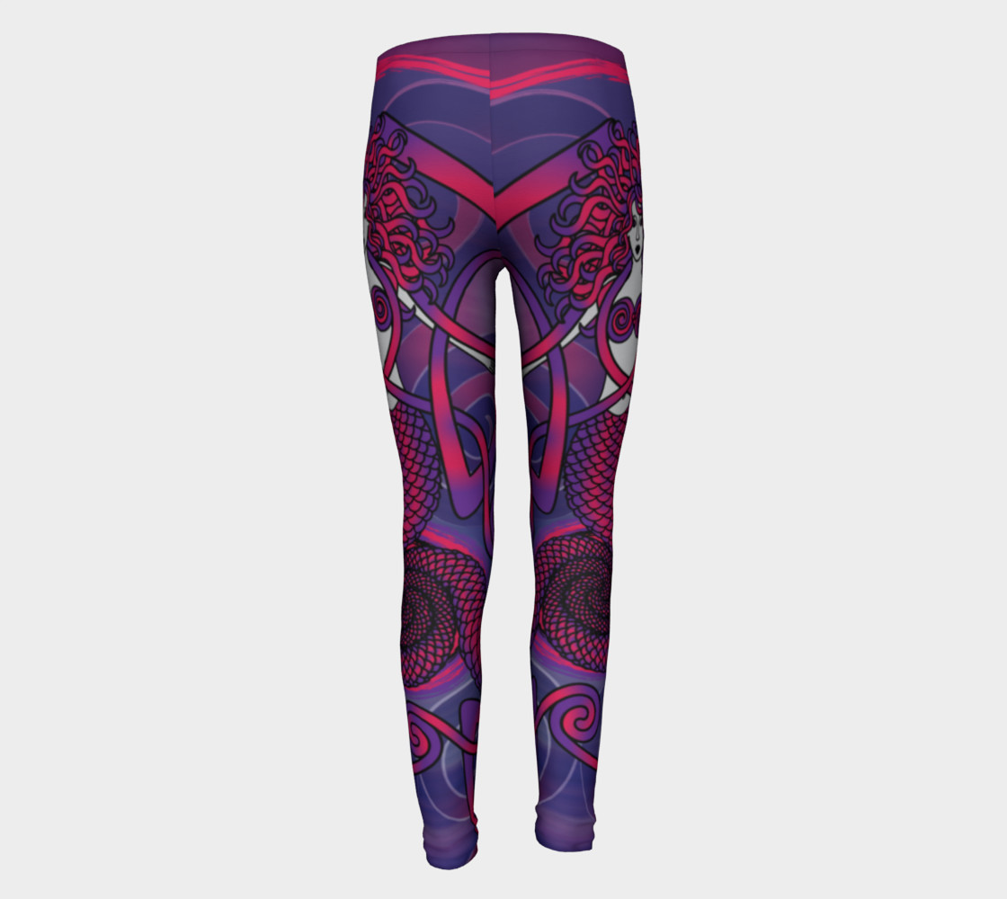 Celtic Mermaid Mandala in Pink and Purple preview #5