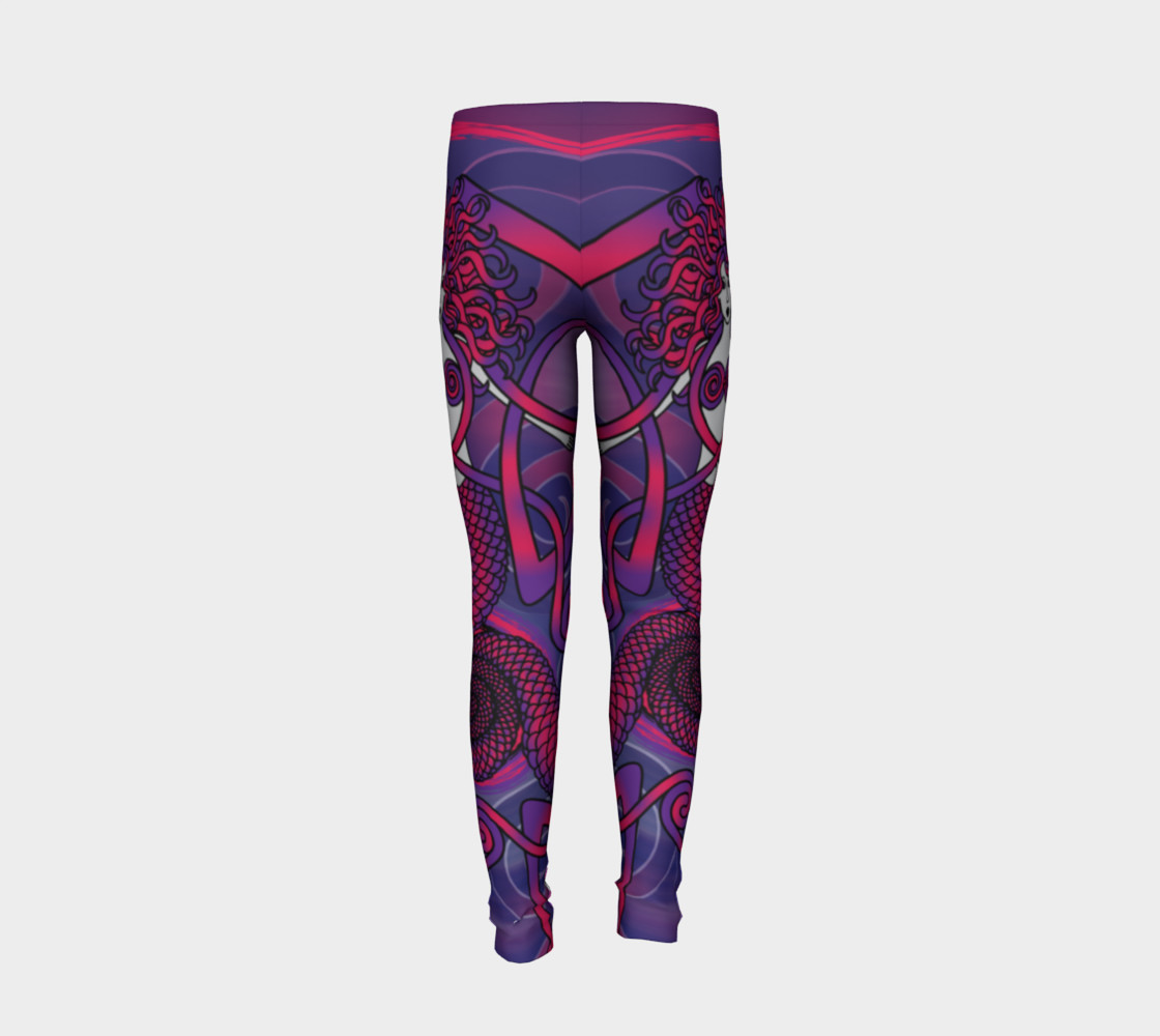 Celtic Mermaid Mandala in Pink and Purple preview #6