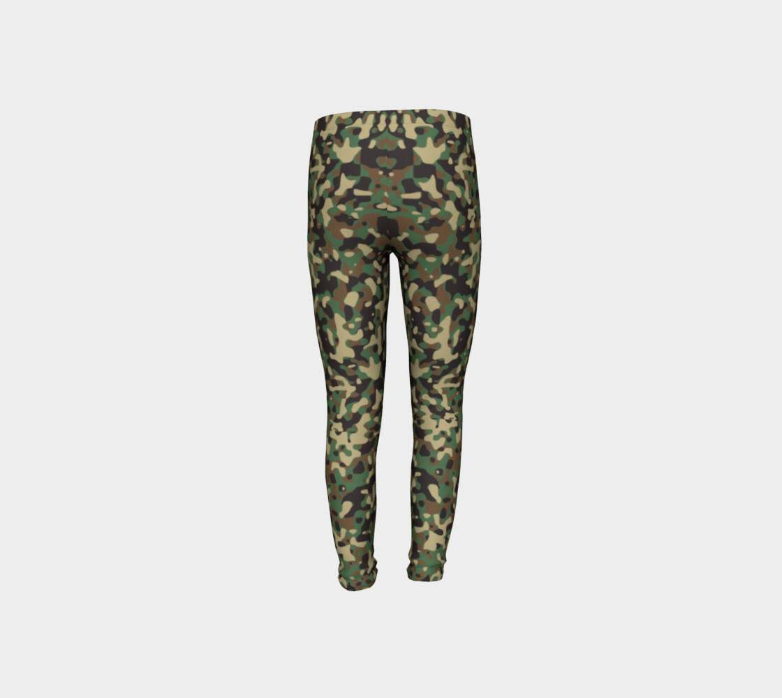 Camo Kids Leggings preview #8