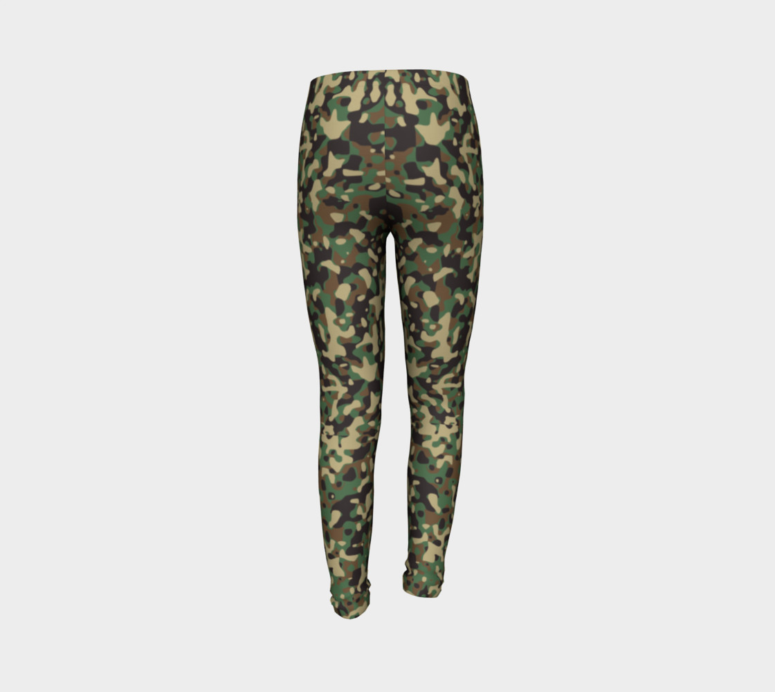 Camo Kids Leggings preview #7