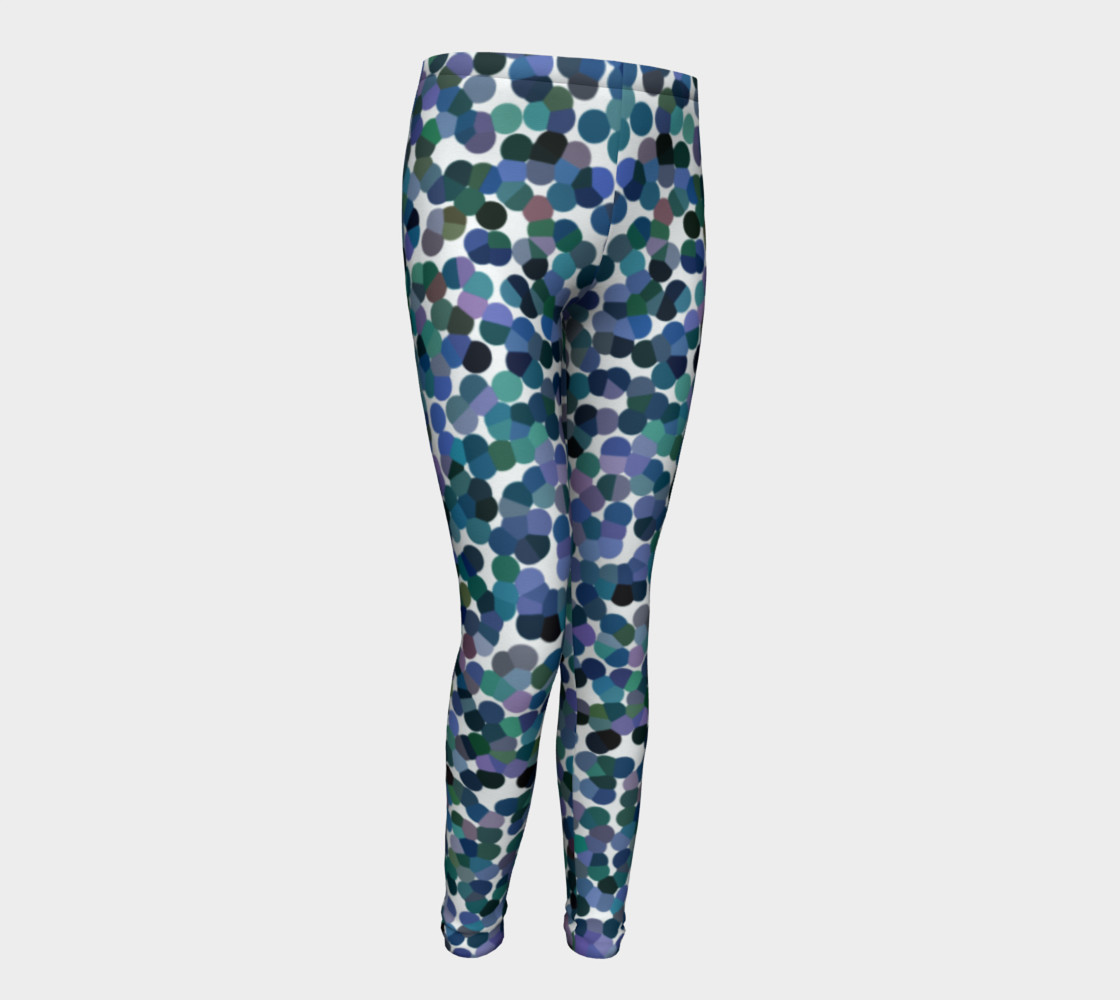 Marine Tone Haze Youth Leggings preview #1