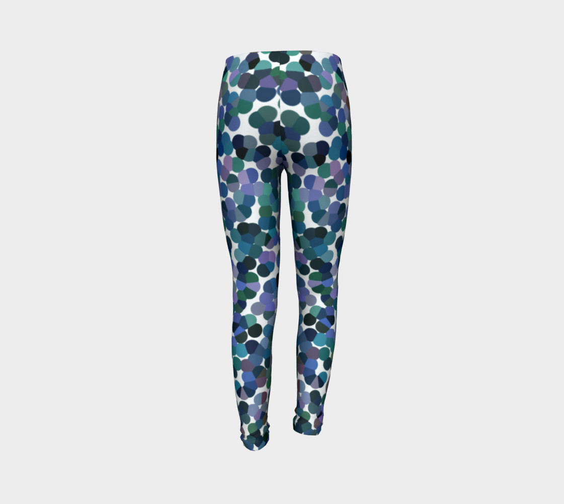 Marine Tone Haze Youth Leggings preview #7
