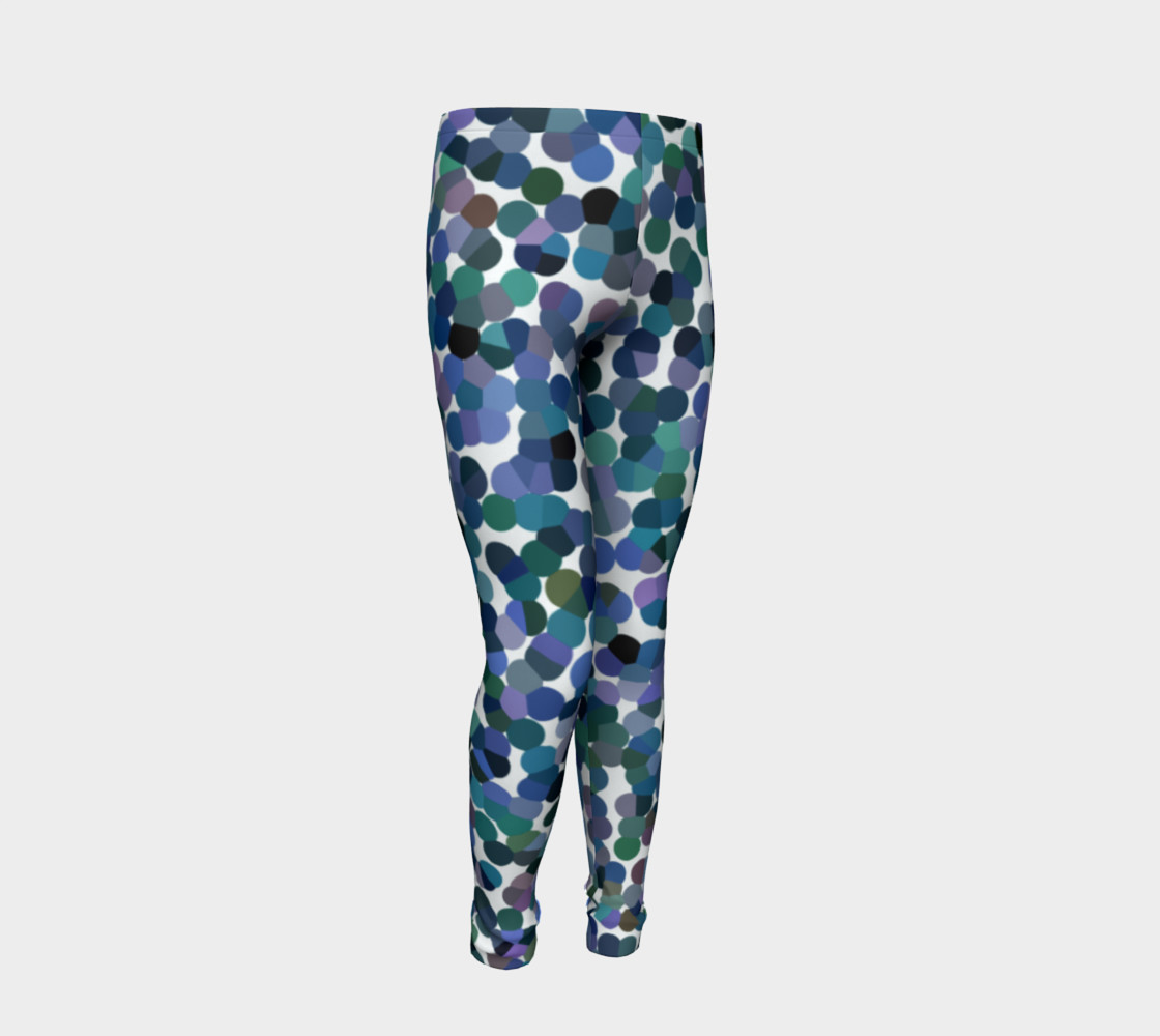 Marine Tone Haze Youth Leggings preview #2