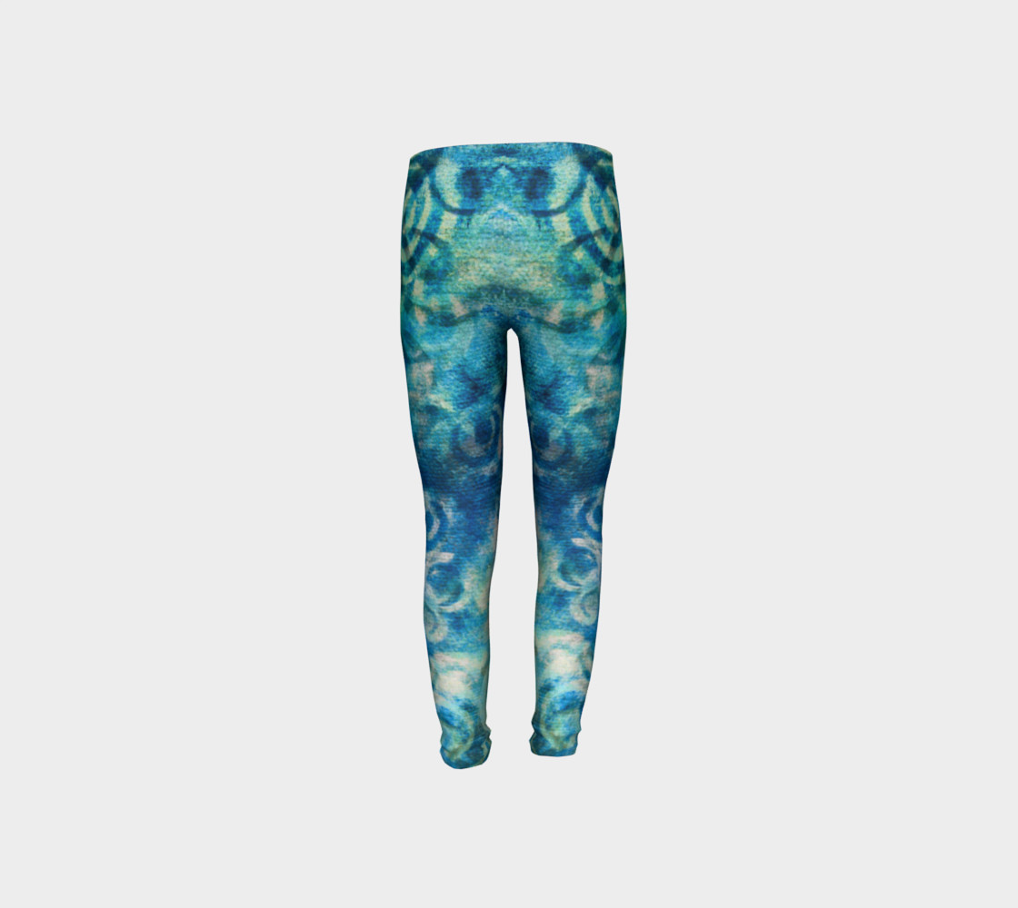 Blue Swirl Youth Legging preview #8