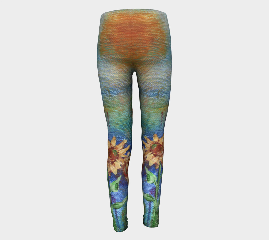 Sunflower Denim Youth Leggings preview #5