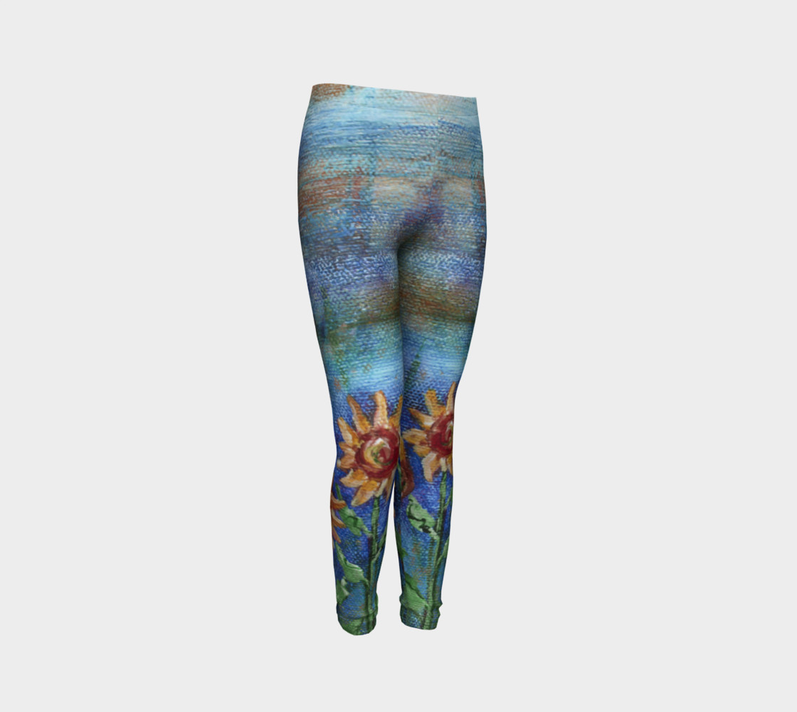 Sunflower Denim Youth Leggings preview #3