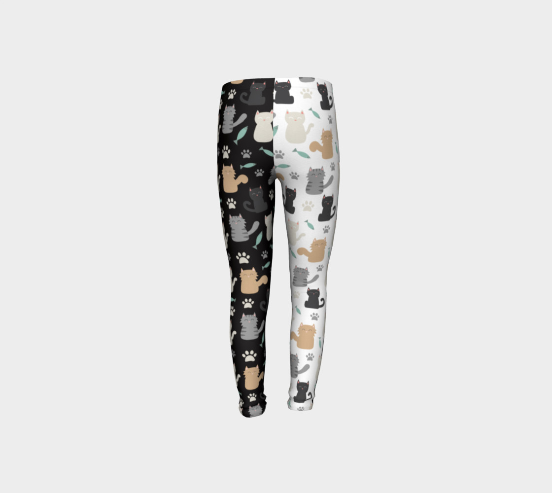 Cat Youth Leggings preview #8
