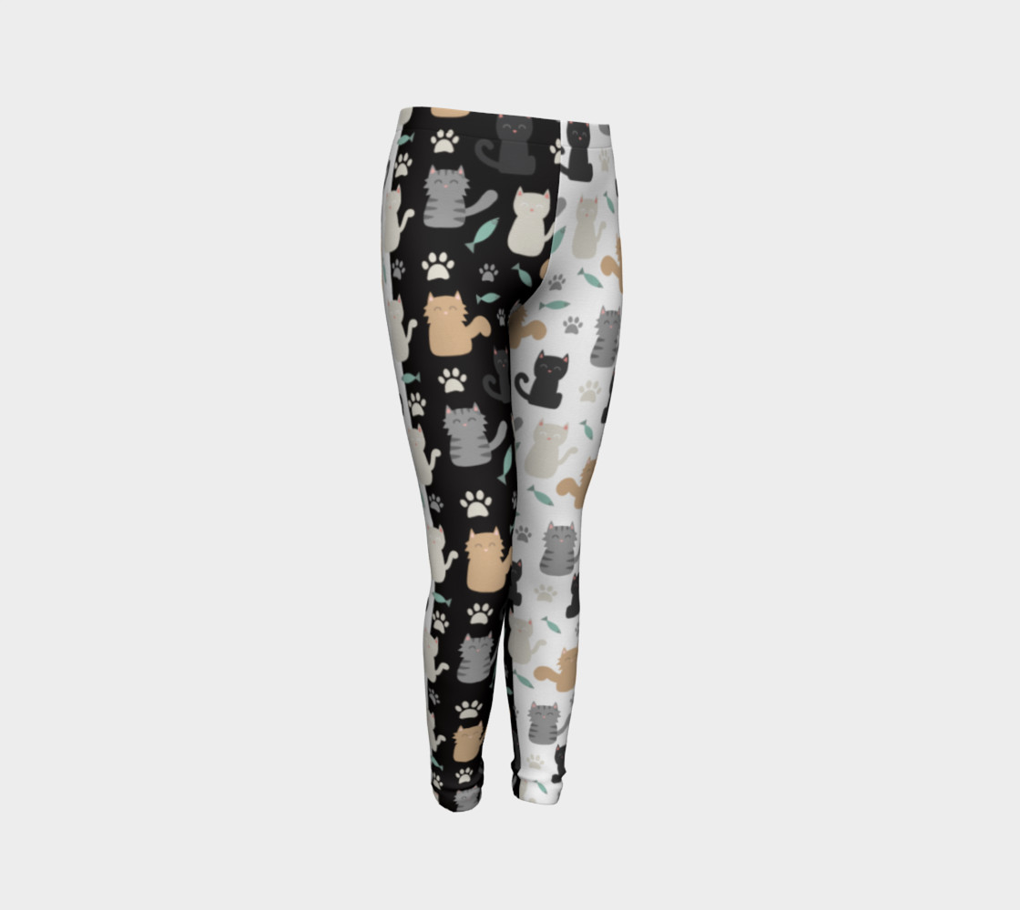 Cat Youth Leggings preview #3
