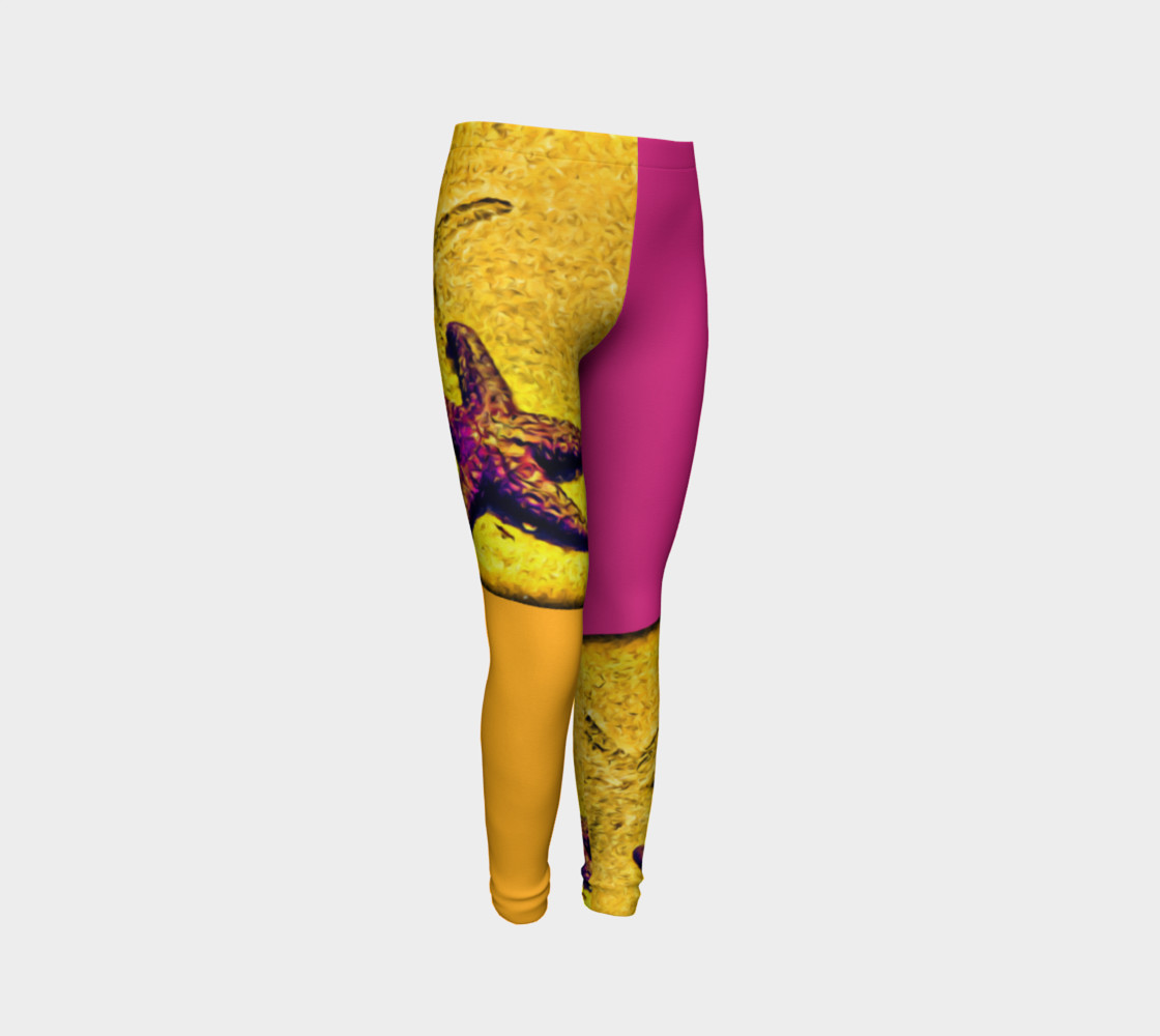 Star Track Youth Leggings preview #3