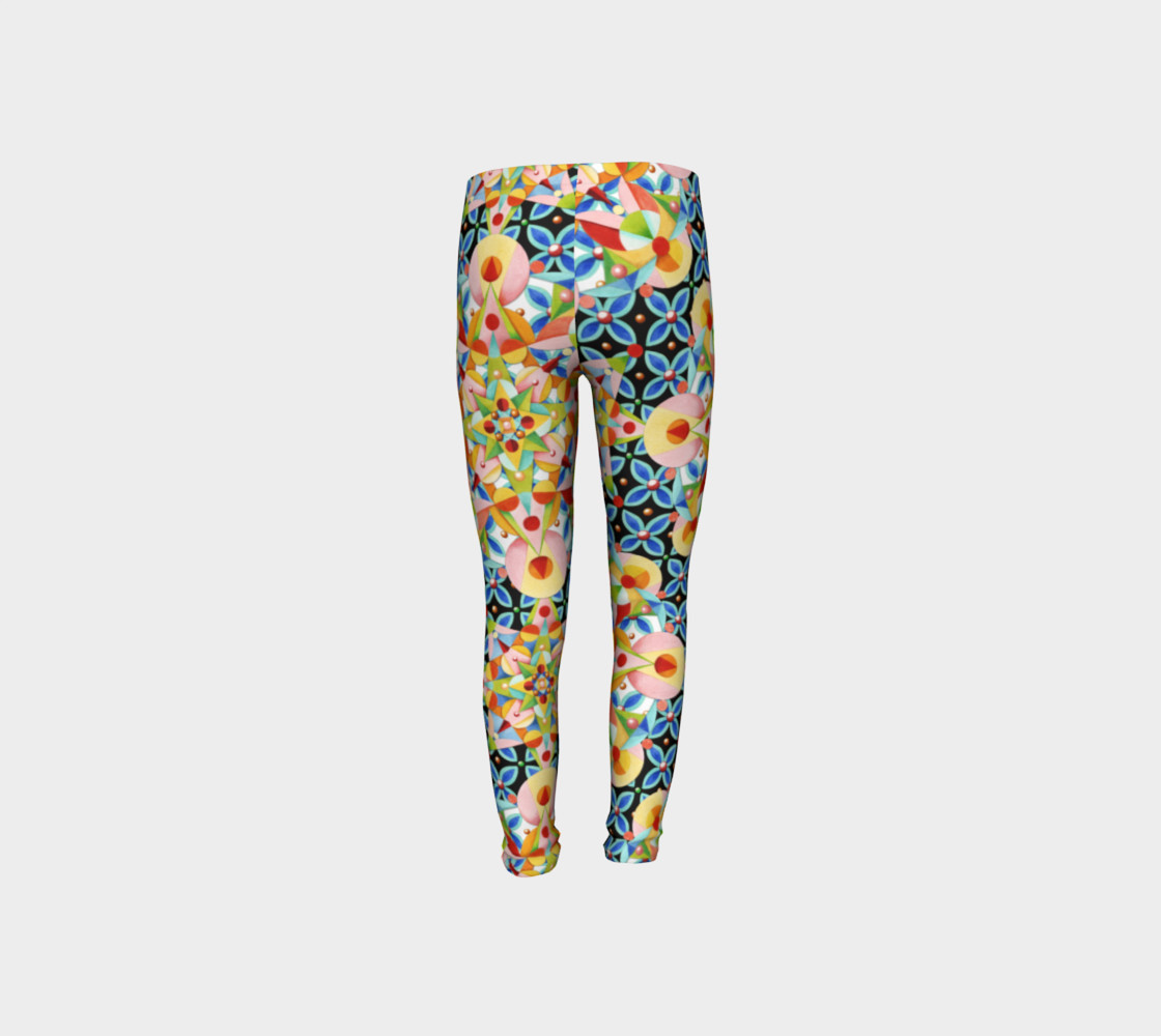Heraldic Carousel Youth Leggings preview #8