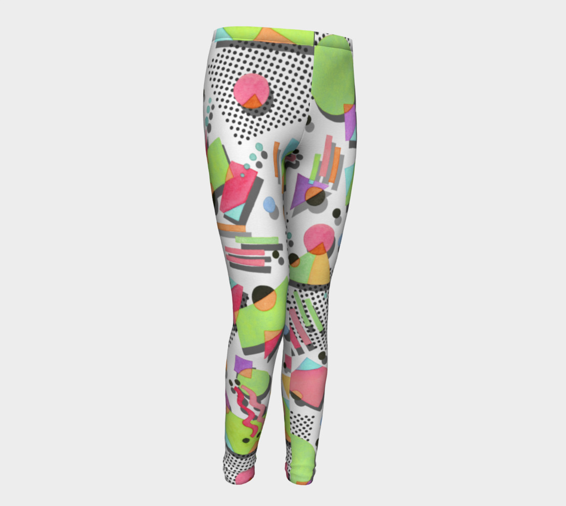 Rad Nineties Youth Leggings preview #1