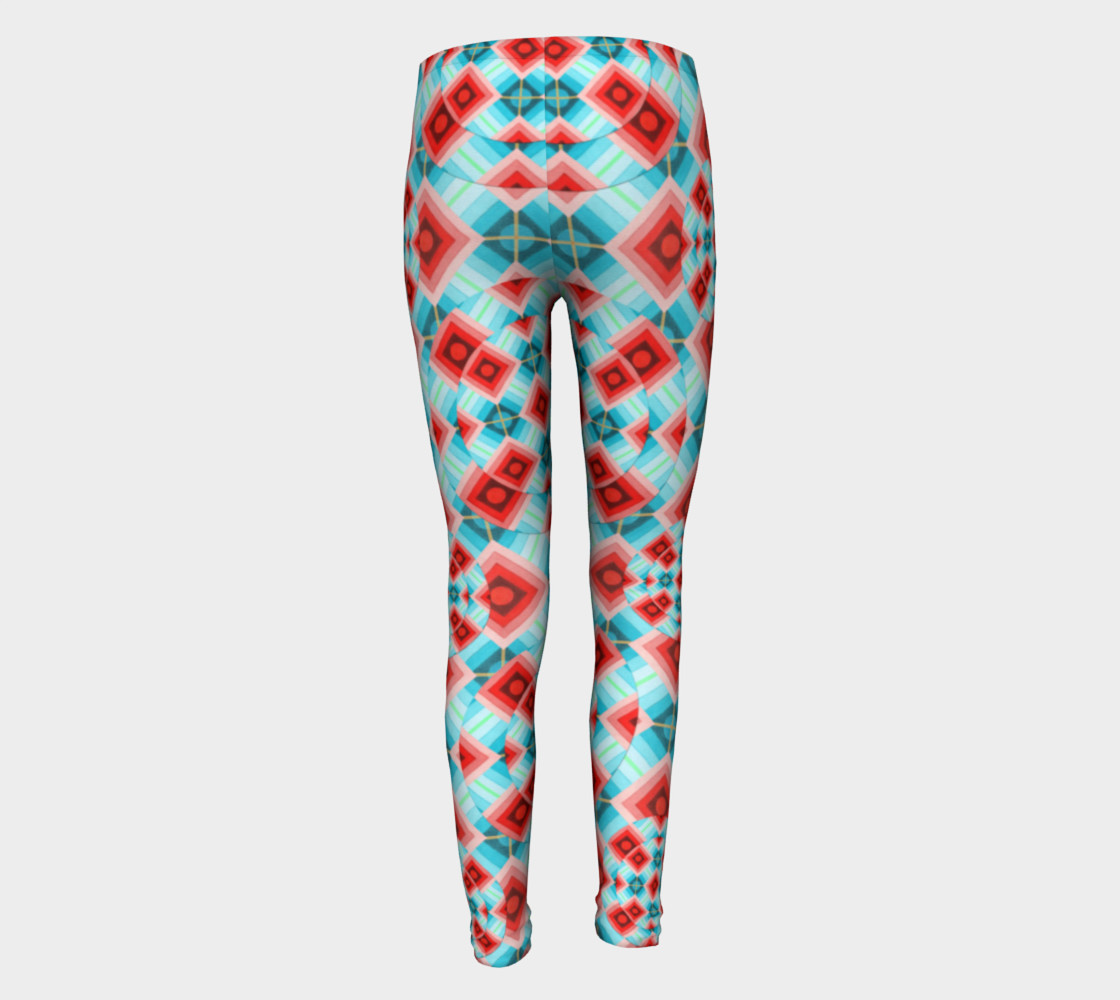 Aperçu de Groovy Chintz Youth Leggings small print #5
