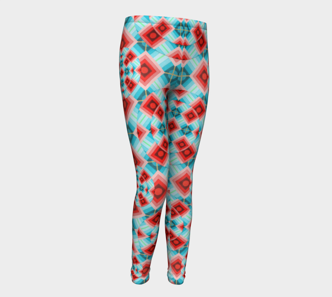 Aperçu de Groovy Chintz Youth Leggings small print #1