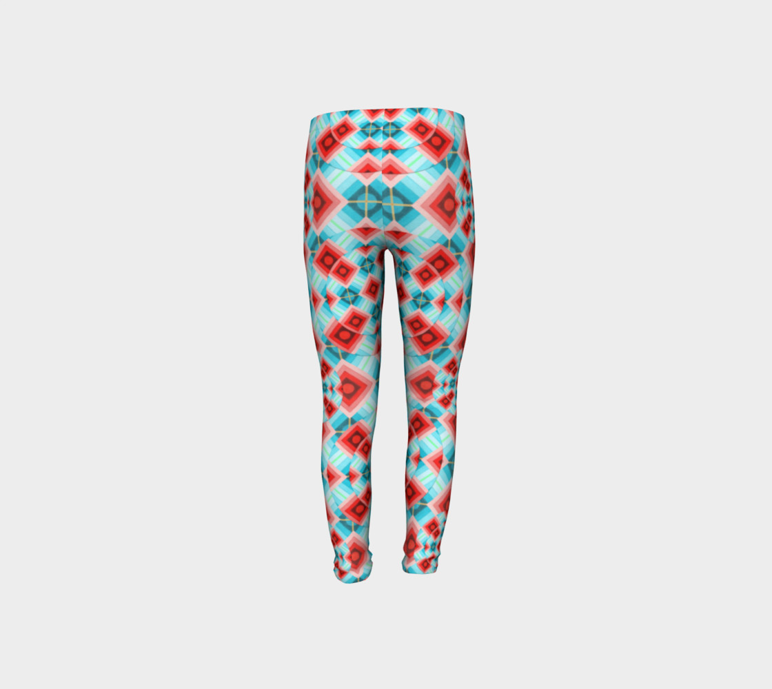 Aperçu de Groovy Chintz Youth Leggings small print #8