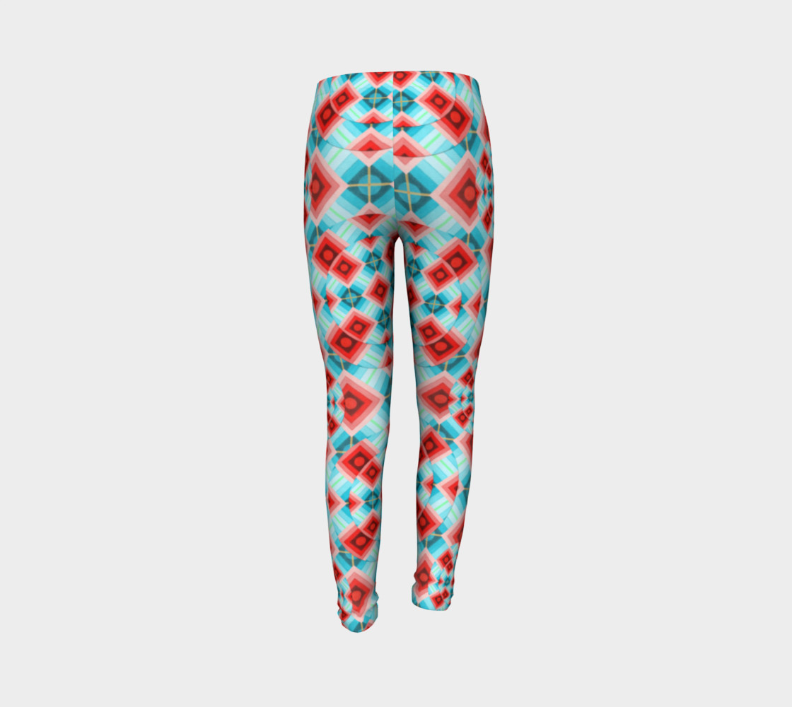 Aperçu de Groovy Chintz Youth Leggings small print #7