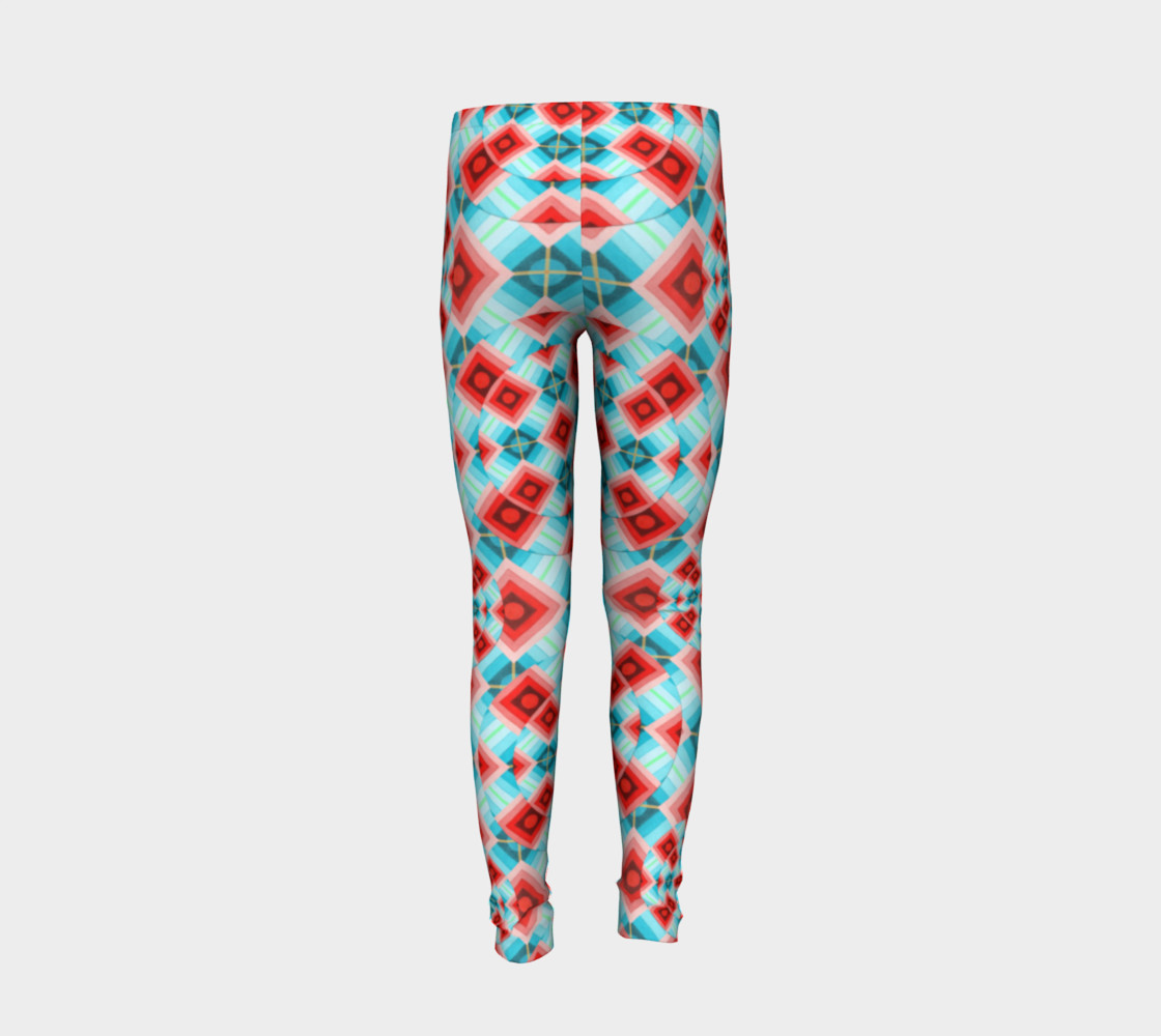Aperçu de Groovy Chintz Youth Leggings small print #6
