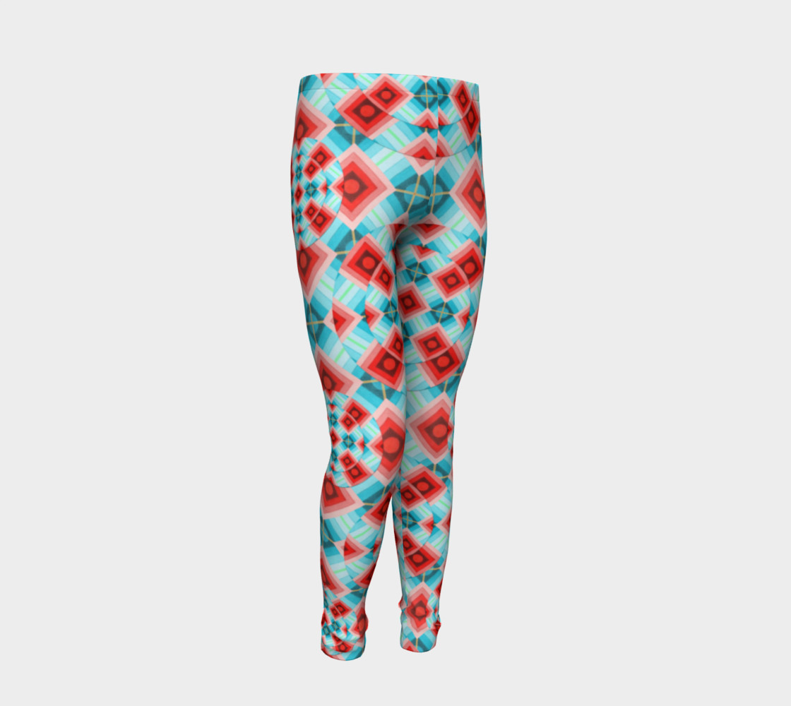 Aperçu de Groovy Chintz Youth Leggings small print #2
