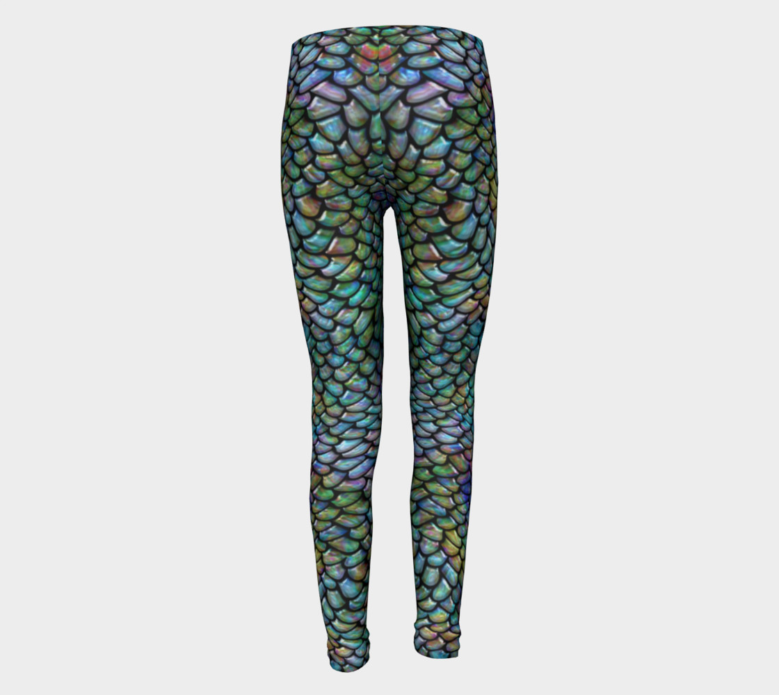 Water Dragon Youth Leggings preview #5