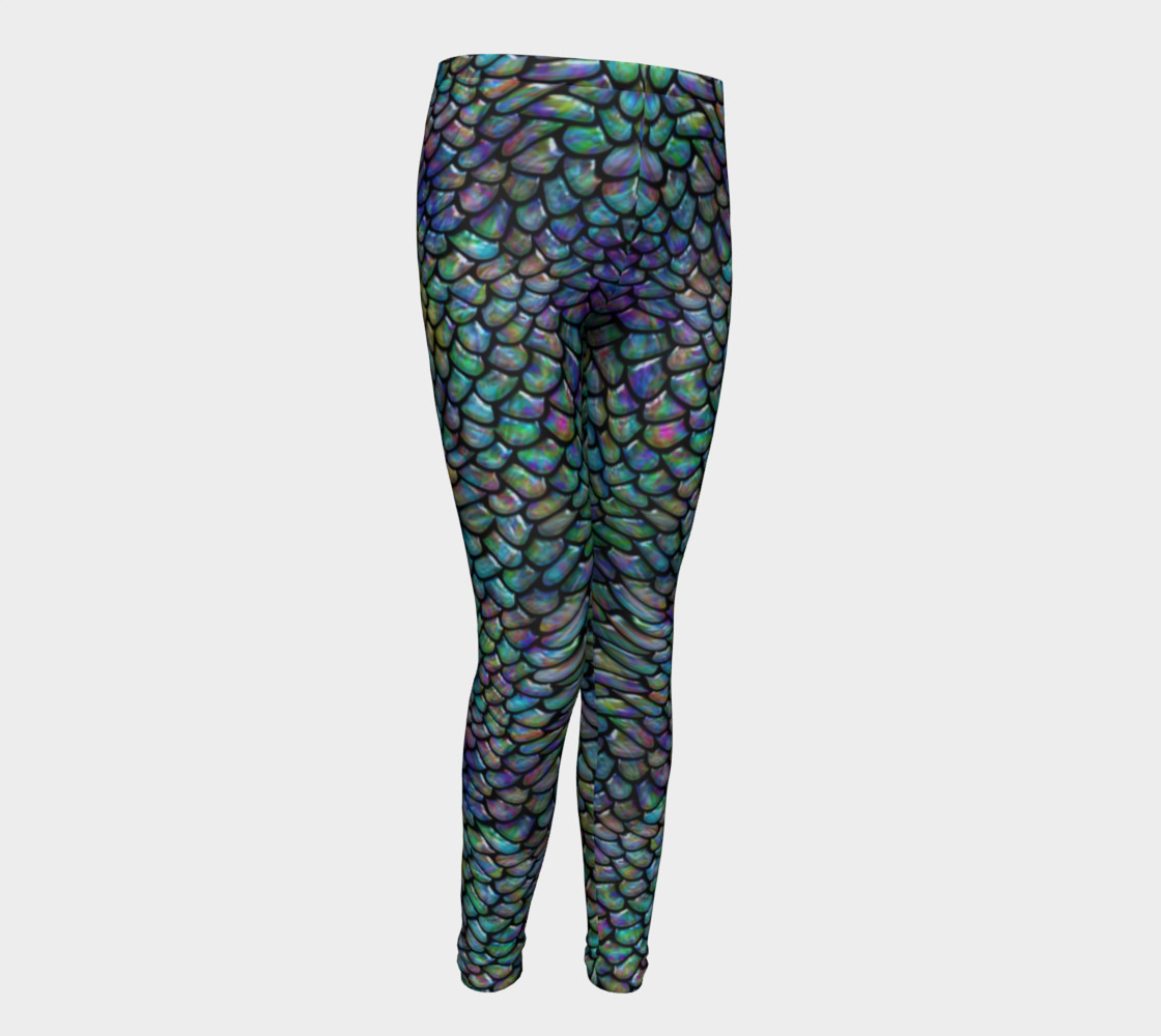 Water Dragon Youth Leggings preview #1
