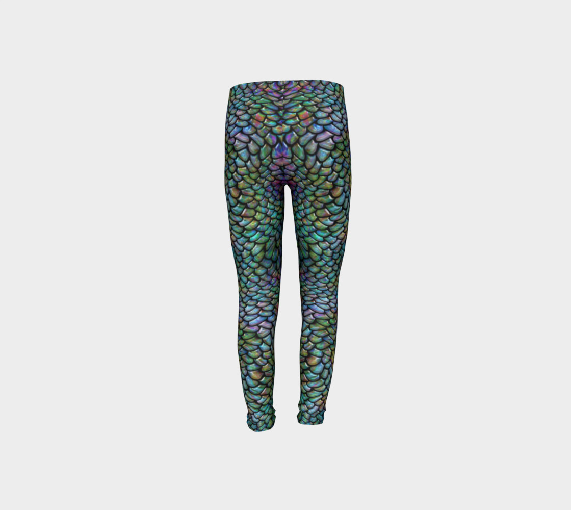 Water Dragon Youth Leggings preview #8