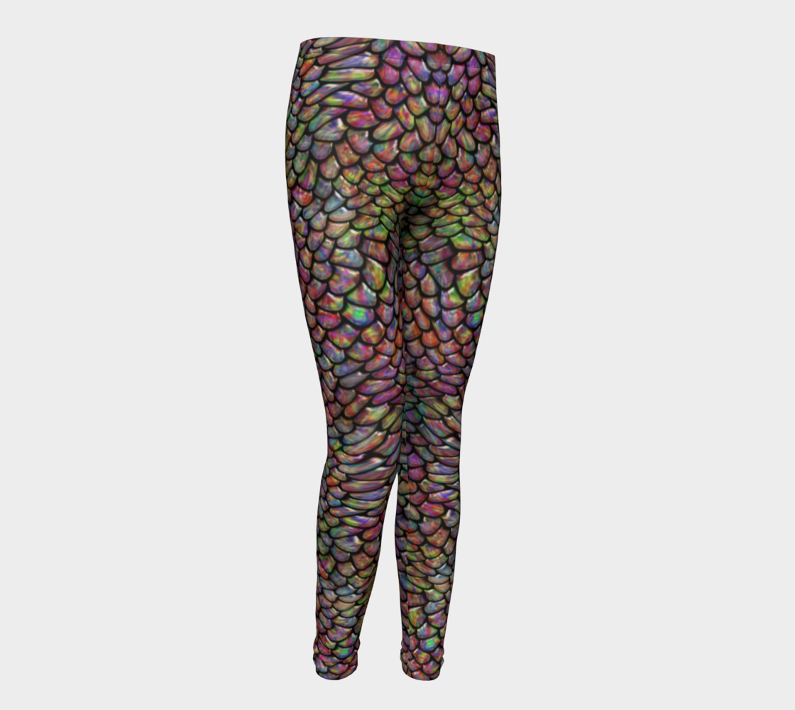 Fire Dragon Youth Leggings preview #1