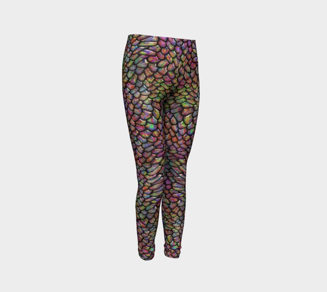 Fire Dragon Youth Leggings preview #3