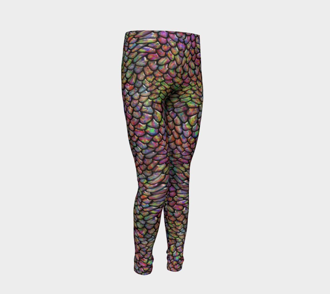 Fire Dragon Youth Leggings preview #2