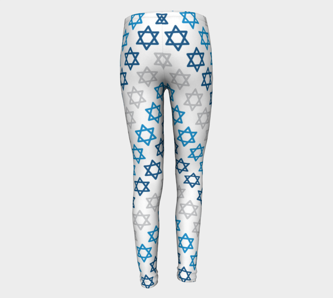 Aperçu de Star of David Hanukkah Leggings - Kids #5