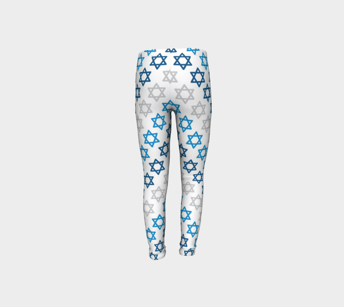 Aperçu de Star of David Hanukkah Leggings - Kids #8