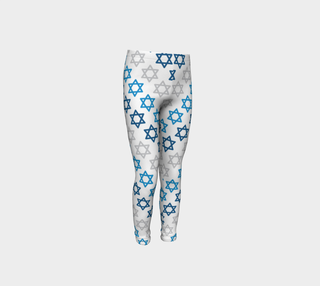 Aperçu de Star of David Hanukkah Leggings - Kids #4