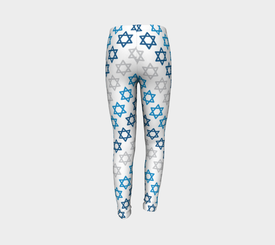 Aperçu de Star of David Hanukkah Leggings - Kids #7