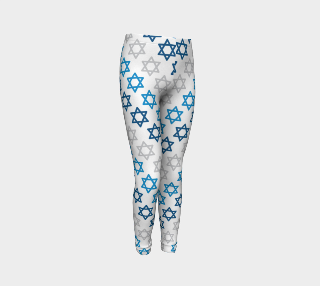 Aperçu de Star of David Hanukkah Leggings - Kids #3