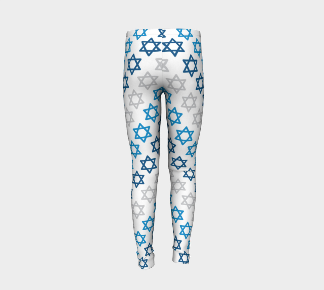 Aperçu de Star of David Hanukkah Leggings - Kids #6