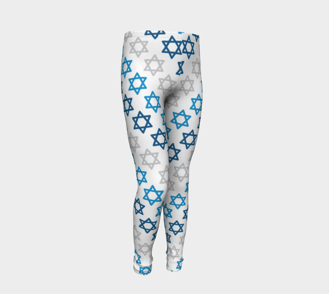 Aperçu de Star of David Hanukkah Leggings - Kids #2
