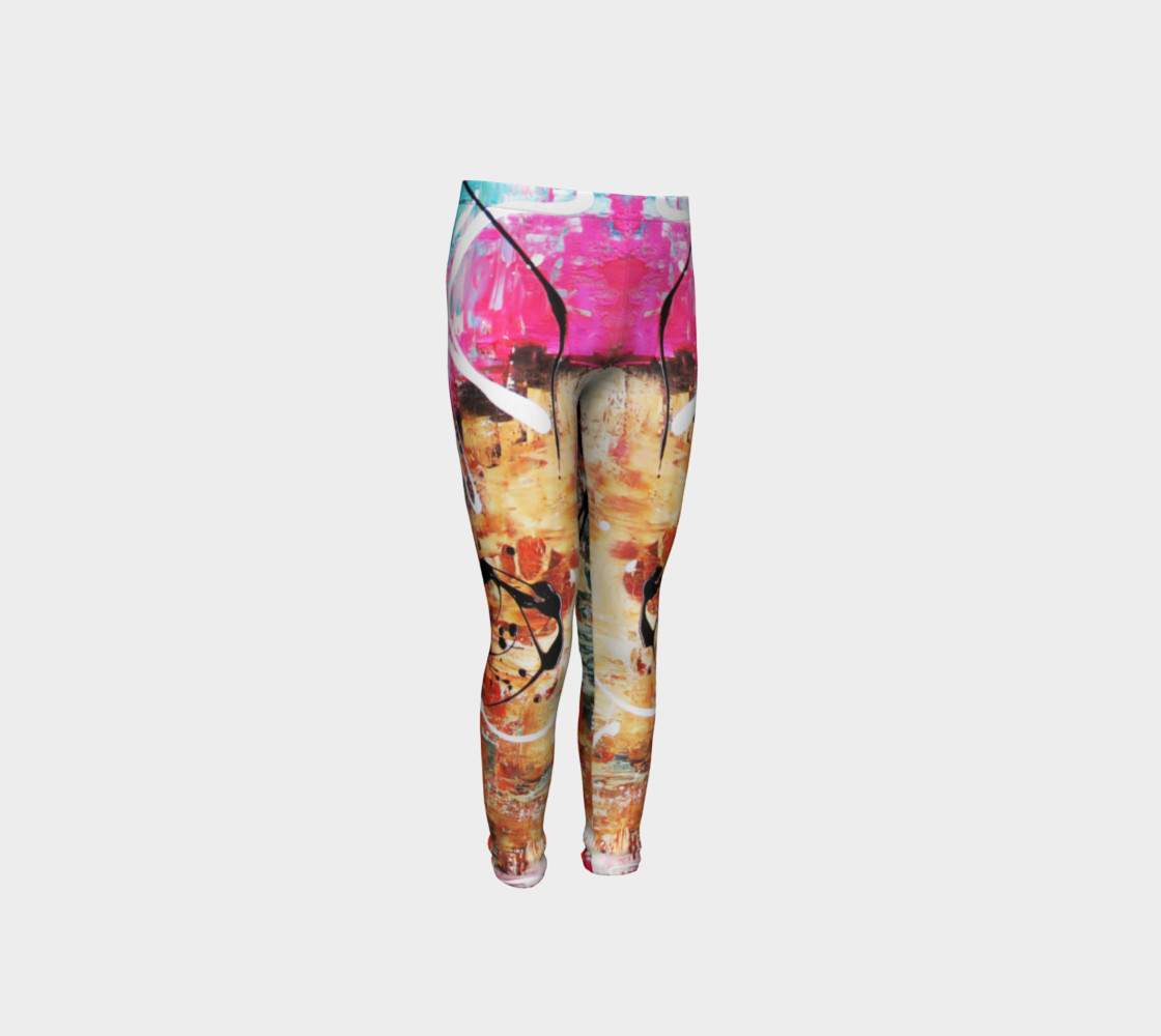Aperçu de Matt LeBlanc Art Youth Leggings - Design 004 #4