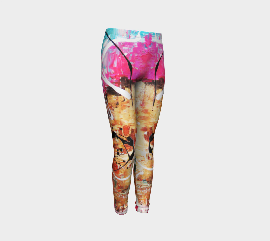 Aperçu de Matt LeBlanc Art Youth Leggings - Design 004 #3
