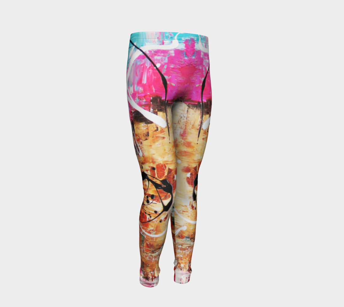 Aperçu de Matt LeBlanc Art Youth Leggings - Design 004 #2
