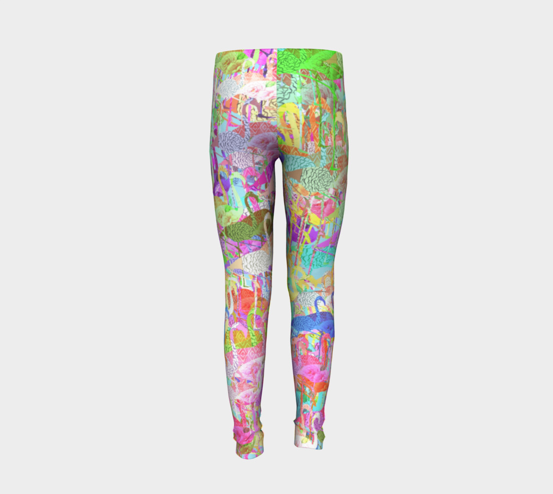 Aperçu de Flamingo Mania Girls Leggings #6
